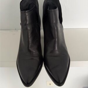 Dolce Vita Sleek Black Ankle Booties